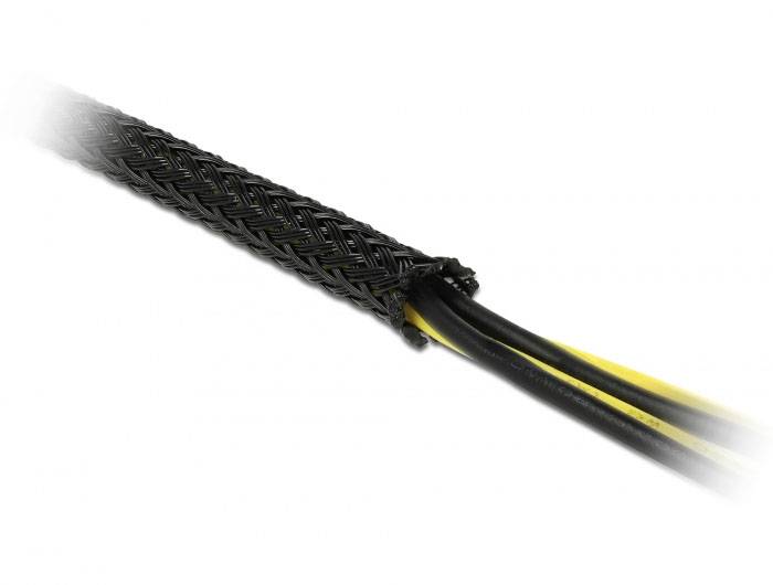 Delock 18850 18850 Guaina intrecciata Nero Poliestere 5 m 14 fino a 30 mm 1 pz.-3