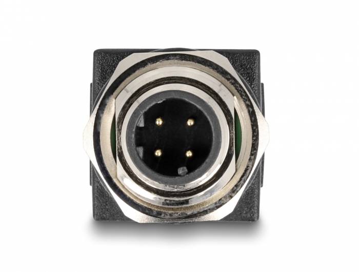 Delock M12 IEC Cavo Cavi [1x Spina RJ45 8p8c - 1x Spina RJ45 8p8c] Multicolore-2