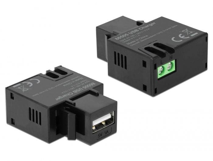 Delock 86505 Modulo USB da incasso Keystone 1 pz.-2