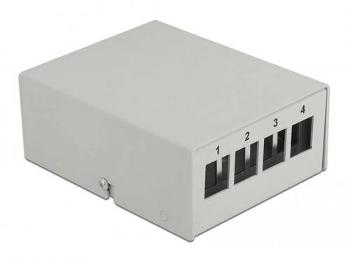 Delock 43407  Patch panel    Grigio senza connettori