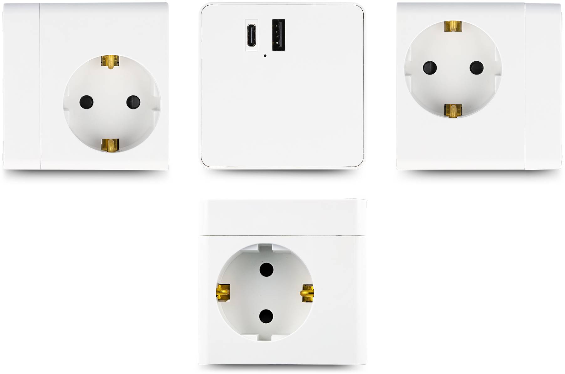 Delock 11502 Multipresa a cubo Bianco 1 pz.-2