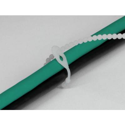 Delock 19507 Fascetta per cavi Nero, Bianco elevata resistenza alla trazione, stabile al calore, Riutilizzabile 100 pz.-4