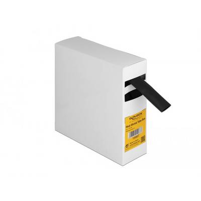 Delock 19987 Guaina termoretraibile Nero 15 mm Restringimento:3:1 1 pz.-0