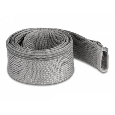 Delock 20826 20826 Guaina intrecciata Grigio Poliestere 1 m 35 mm (max) 1 pz.-0
