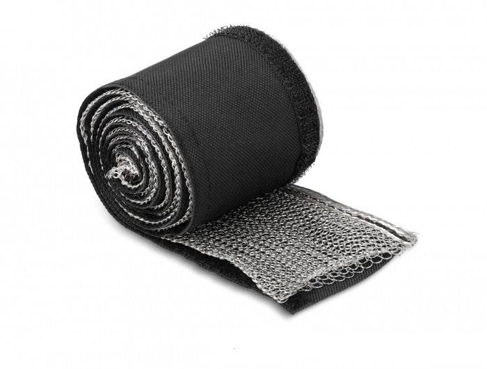 Delock 20840 20840 Guaina intrecciata Nero Poliestere 1 m 16 mm (max) 1 pz.-1