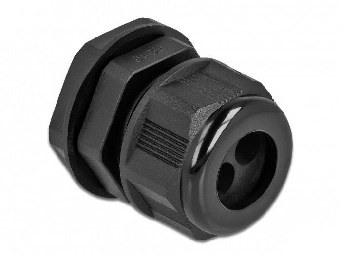 Delock 60369 impermeabile PG16 Plastica Nero 1 pz.-1