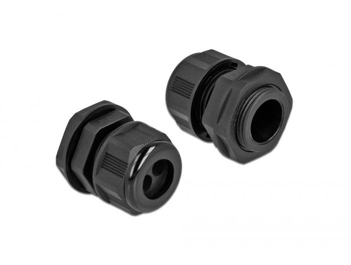 Delock 60369 impermeabile PG16 Plastica Nero 1 pz.-2