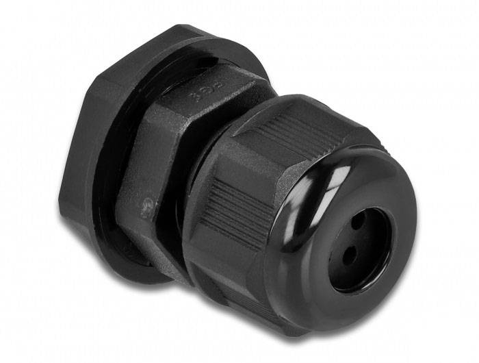 Delock 60379 impermeabile Plastica Nero 1 pz.-0