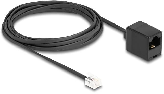 Cavo Telefono analogico Delock 3 m Nero-2