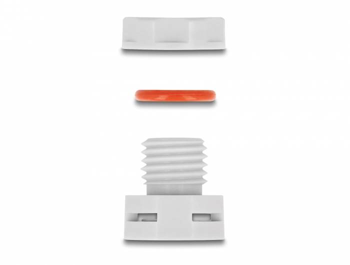 Delock 60478 60478 Elemento di compensazione della pressione 4 mm M6 Poliammide Grigio 1 pz.-3