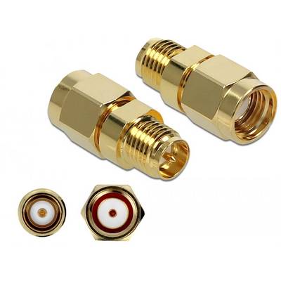 Delock 89977 89977 Adattatore HF Spina RPSMA - Presa RPSMA 0 mm 1 pz.-0