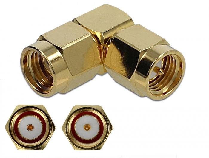Delock 89951 89951 Adattatore SMA Spina SMA - Spina RPSMA 1 pz. Pezzo