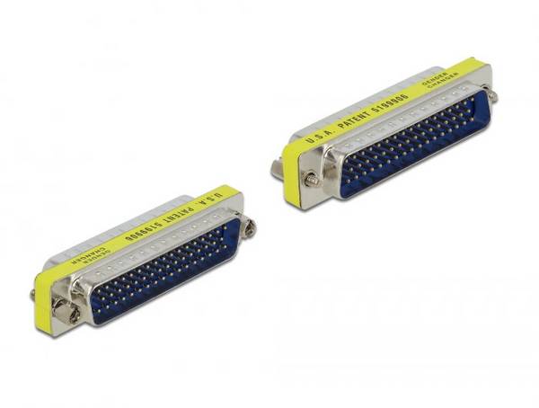 Delock 65005 VGA Adattatore [1x Spina SUB-D a 50 poli - 1x Presa SUB-D a 50 poli] Argento contatti connettore dorati