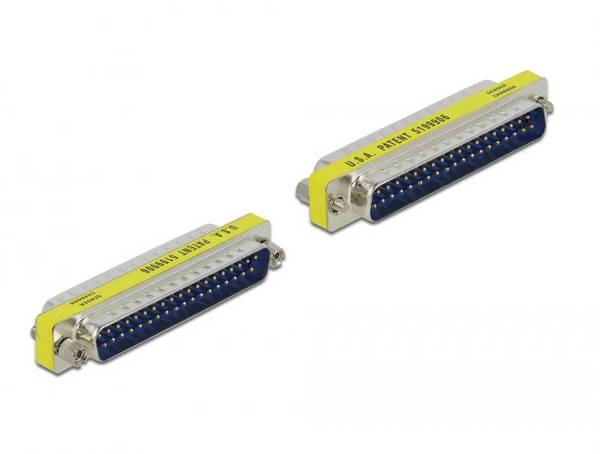 Delock 65101 VGA Adattatore [1x Spina SUB-D a 37 poli - 1x Presa SUB-D a 37 poli] Argento contatti connettore dorati