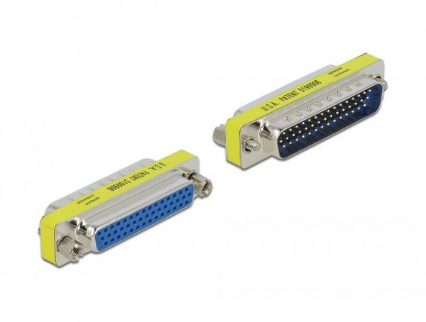 Delock 65114 VGA Adattatore [1x Spina SUB-D a 50 poli - 1x Presa SUB-D a 50 poli] Argento contatti connettore dorati