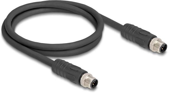 Delock 80516 Cavo attuatore/sensore M12 3 m 1 pz. Sacchetto-1