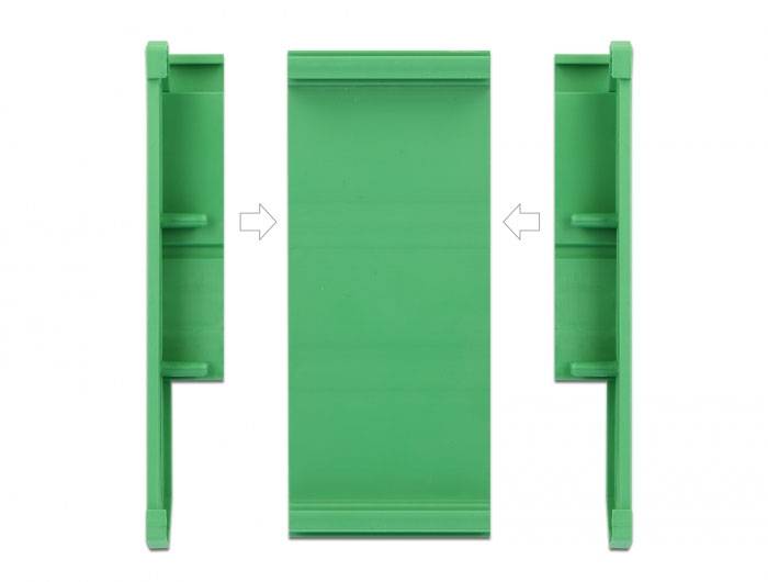 Delock 66572 Adattatore per guida DIN per montaggio su guida DIN 1 pz. Sacchetto-3