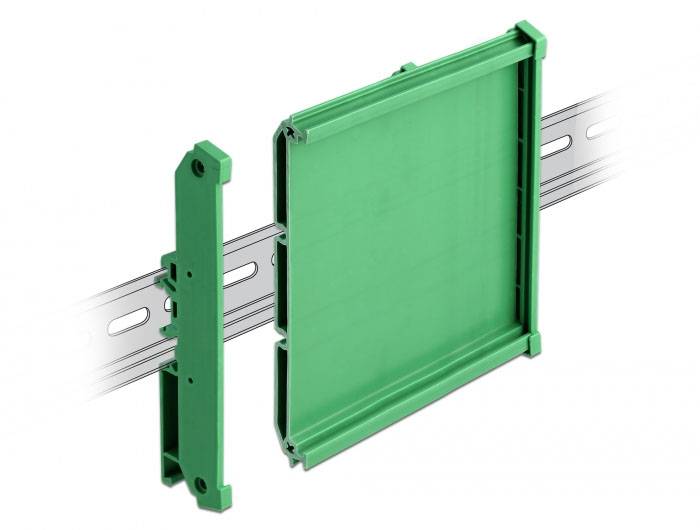 Delock 66573 Adattatore per guida DIN per montaggio su guida DIN 1 pz. Sacchetto-0