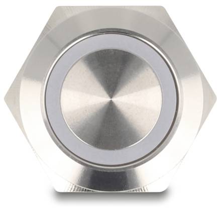 Delock 20978 20978 Pulsante 3 A 1 x On / (Off) Momentaneo Bianco (L x P) 30 mm x 25 mm IP65 1 pz. Scatola-3