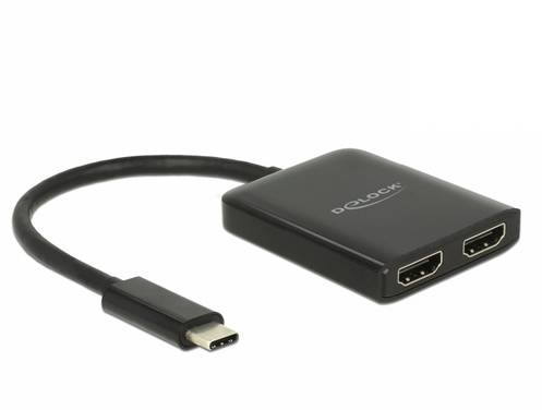 Delock 87719 Distributore, splitter HDMI Nero