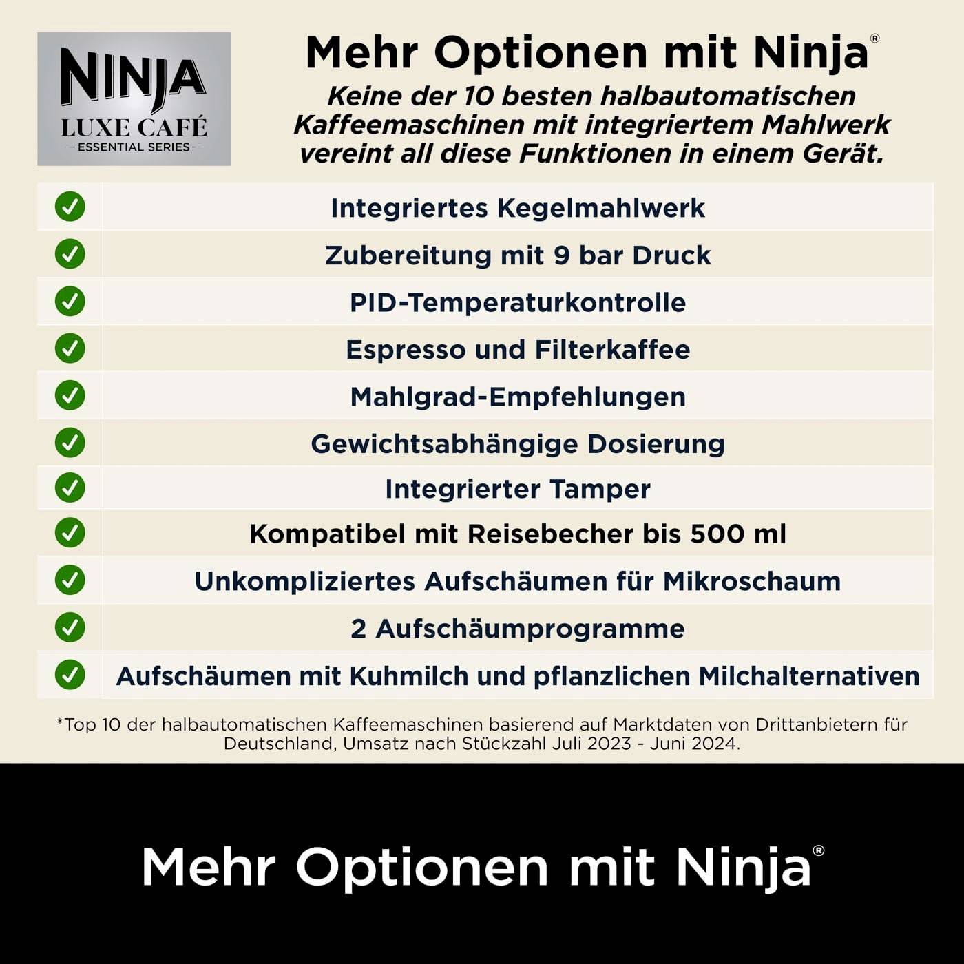 Ninja ES501EU Luxe Essential Portafilter Espresso Machine-6