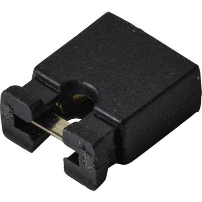 TRU COMPONENTS TC-13537788 Ponticello di cortocircuito Passo: 2.54 mm Poli per fila:2 Contenuto: 1 pz.-0