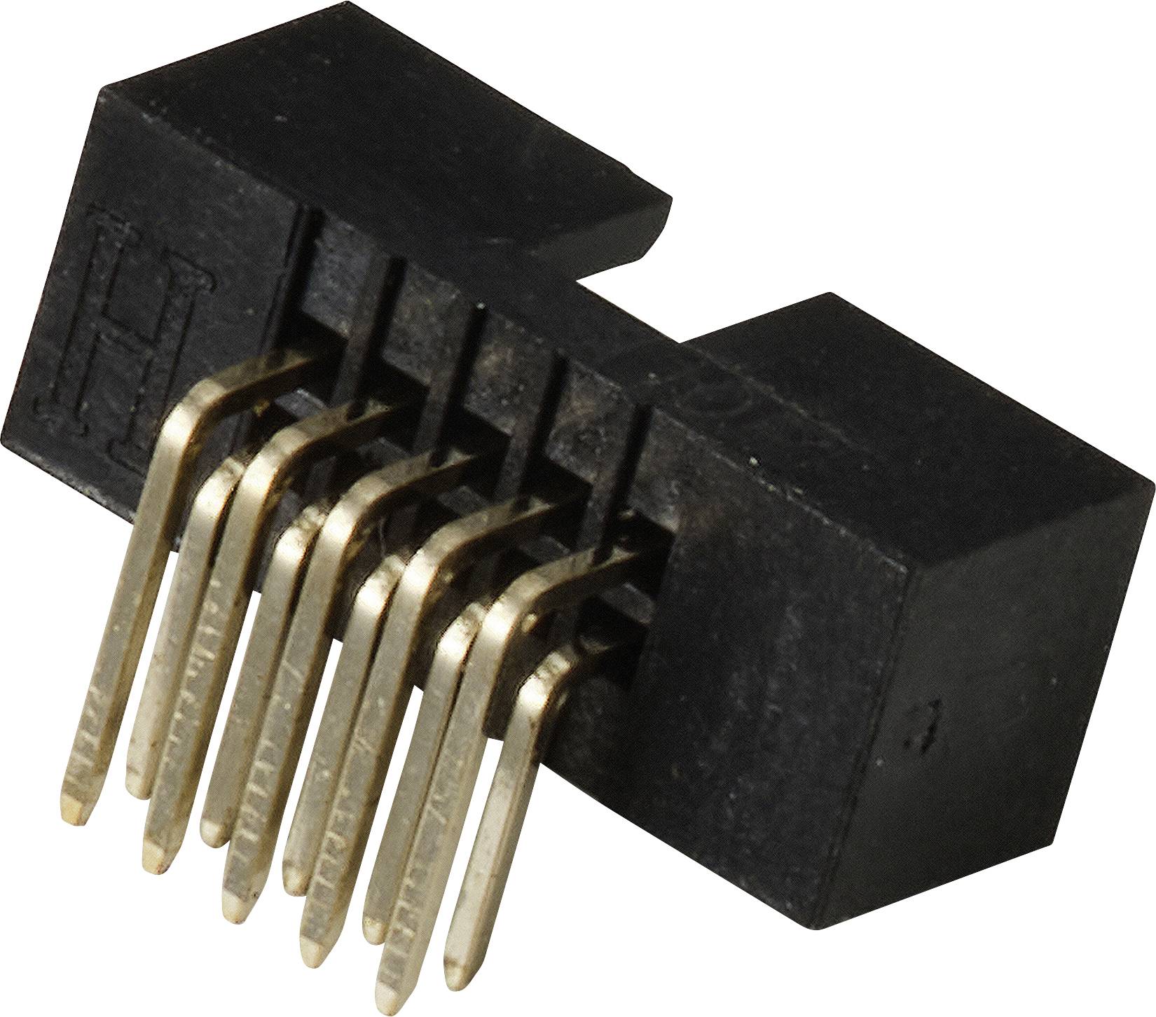 TRU COMPONENTS TC-13537812 Connettore maschio Passo: 1.27 mm Totale poli: 10 Numero di righe: 2 1 pz.-0