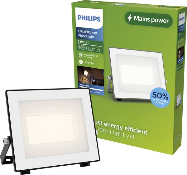 Philips LED Lois 929004643001 Faretto a LED per esterni  24 W Colore luce: Bianco caldo