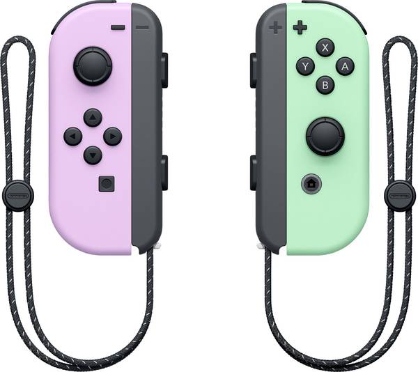 Nintendo Joy-Con 2er Set pastell Gamepad Nintendo Switch Porpora pastello, Verde pastello