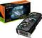 Scheda grafica Gigabyte, modello GeForce RTX 5080, con tre ventole, raffigurata accanto alla confezione del prodotto.