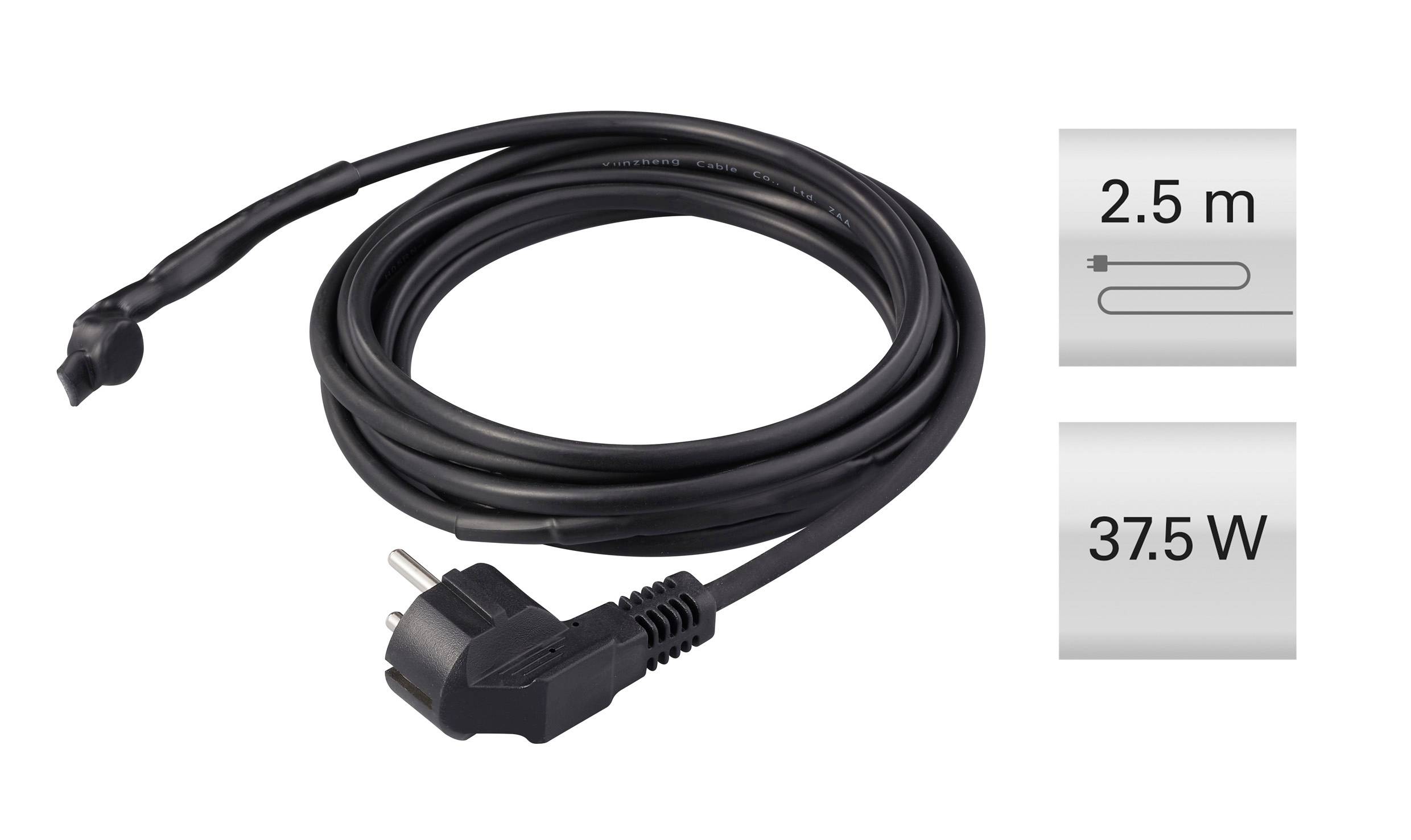 Sygonix SY-6771240 Cavo di riscaldamento 230 V/AC 37.5 W 2.5 m con protezione antigelo-5