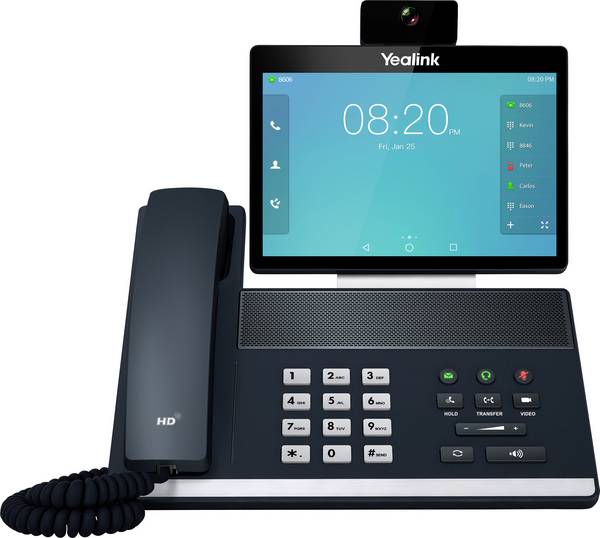 Yealink Yealink IP Telefon SIP-VP59 Videotelefono IP   Nero, Grigio