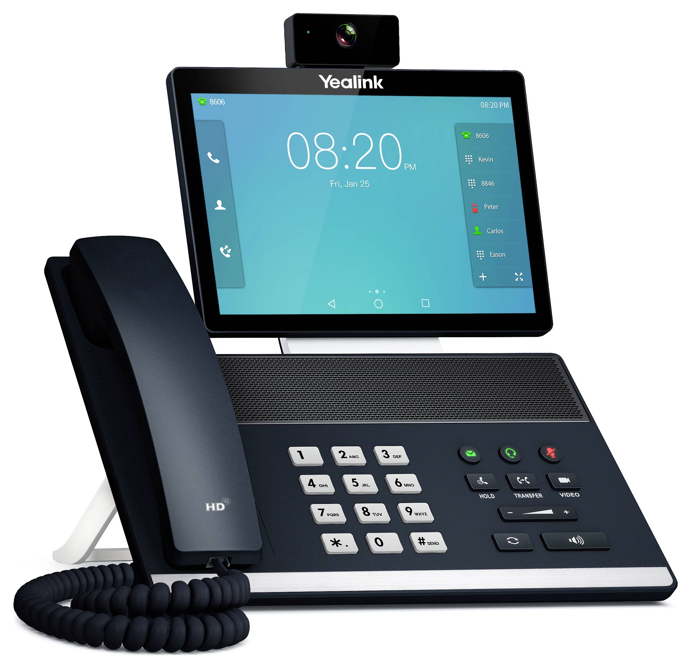 Yealink Yealink IP Telefon SIP-VP59 Videotelefono IP Nero, Grigio-1
