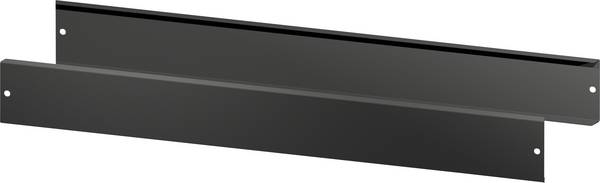 Rittal 2830101 Diffusore PER zoccolo AX, anteriore/posteriore, a: 100 mm, per B: 1000 mm Apertura Lamiera d'acciaio Nero (RAL 9005) 2 pz.
