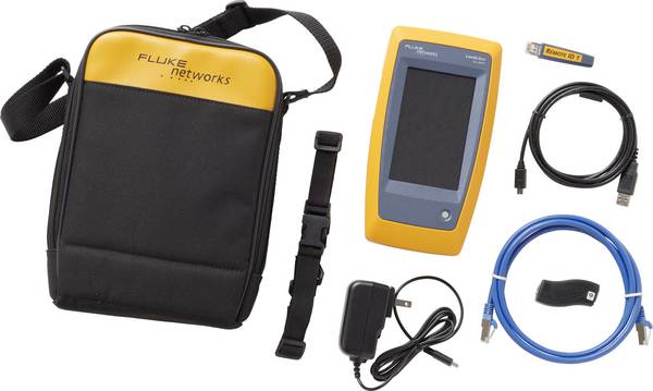 Fluke Networks LIQ-DUO-H6-EU Tester per cavi, reti e WiFi Adatto per (Specifiche di rete (CAT)): CAT 4, CAT 5, CAT 5e, CAT 6, CAT 6A, WiFi 6E, Cavi, 10 Gbit/s