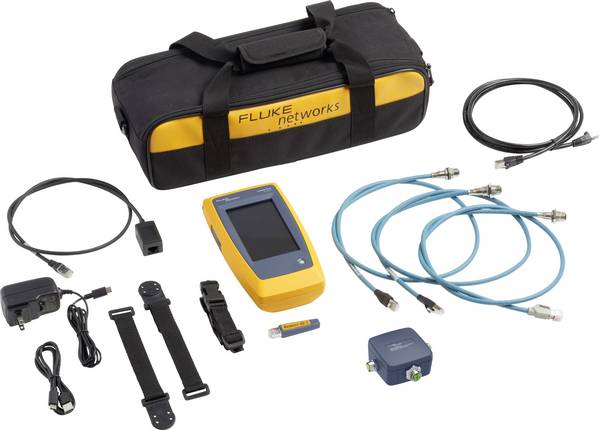 Fluke Networks LIQ-DUO-IE-H6-UK Tester Ethernet industriale per cavi, reti e WiFi Adatto per (Specifiche di rete (CAT)): CAT 4, CAT 5, CAT 5e, CAT 6, CAT 6A, WiFi 6E, Cavi, 10 Gbit/s