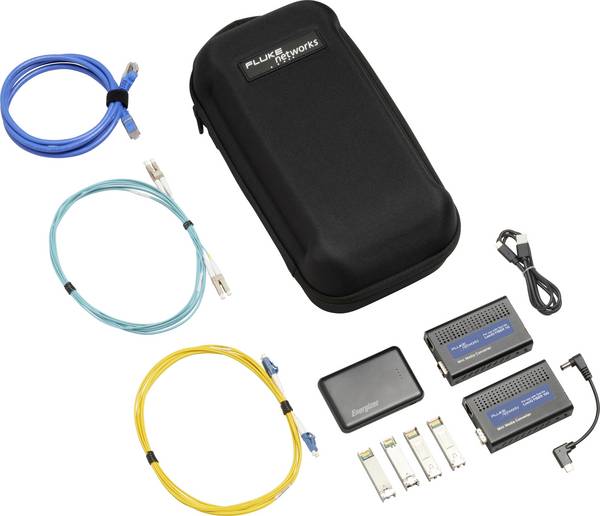 Fluke Networks FMC-10G Convertitore multimediale in fibra ottica Adatto per (Specifiche di rete (CAT)): Fibra di vetro;, 10 Gbit/s