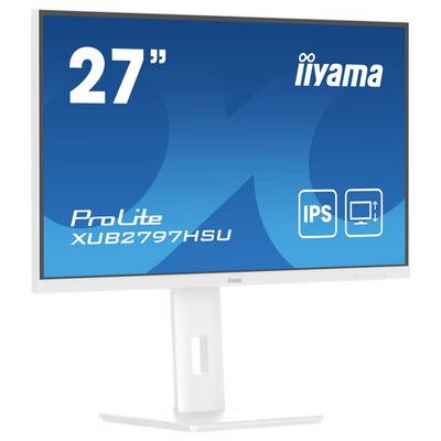 Monitor da 27 pollici, modello 'iiyama ProLite XUB2797HSU'. Dotato di tecnologia IPS.