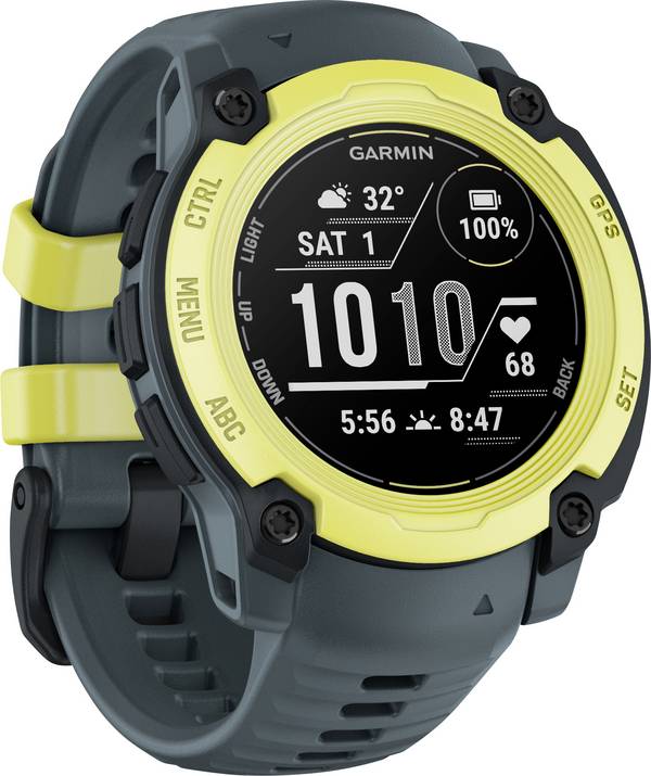 Garmin Instinct E, 40 Mm, Electric Lime Con Cinturino Twilight - Ad Esaurimento