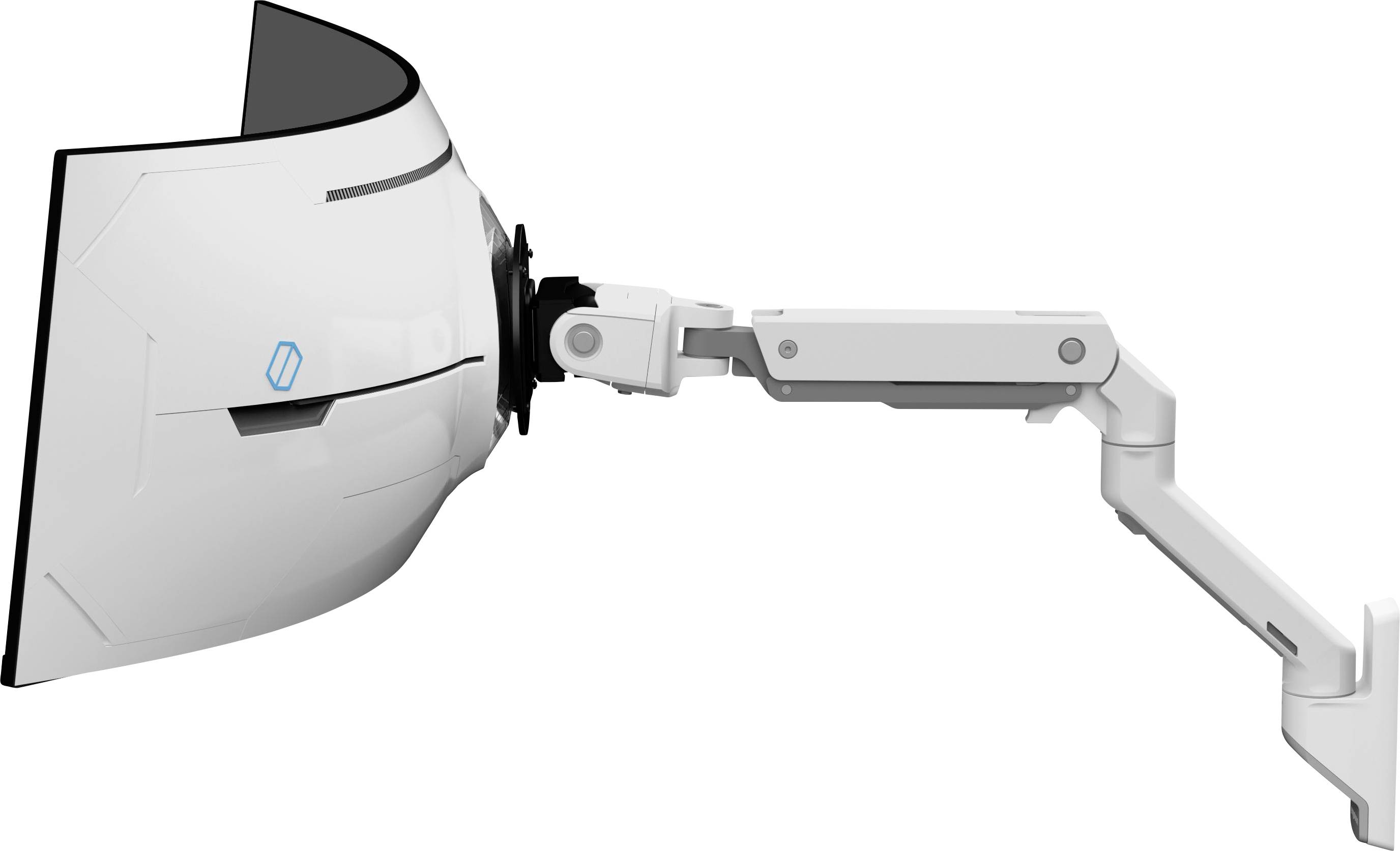 Ergotron 45-694-216 Supporto a parete per TV 144,8 cm (57") Regolabile in altezza, Inclinabile-0