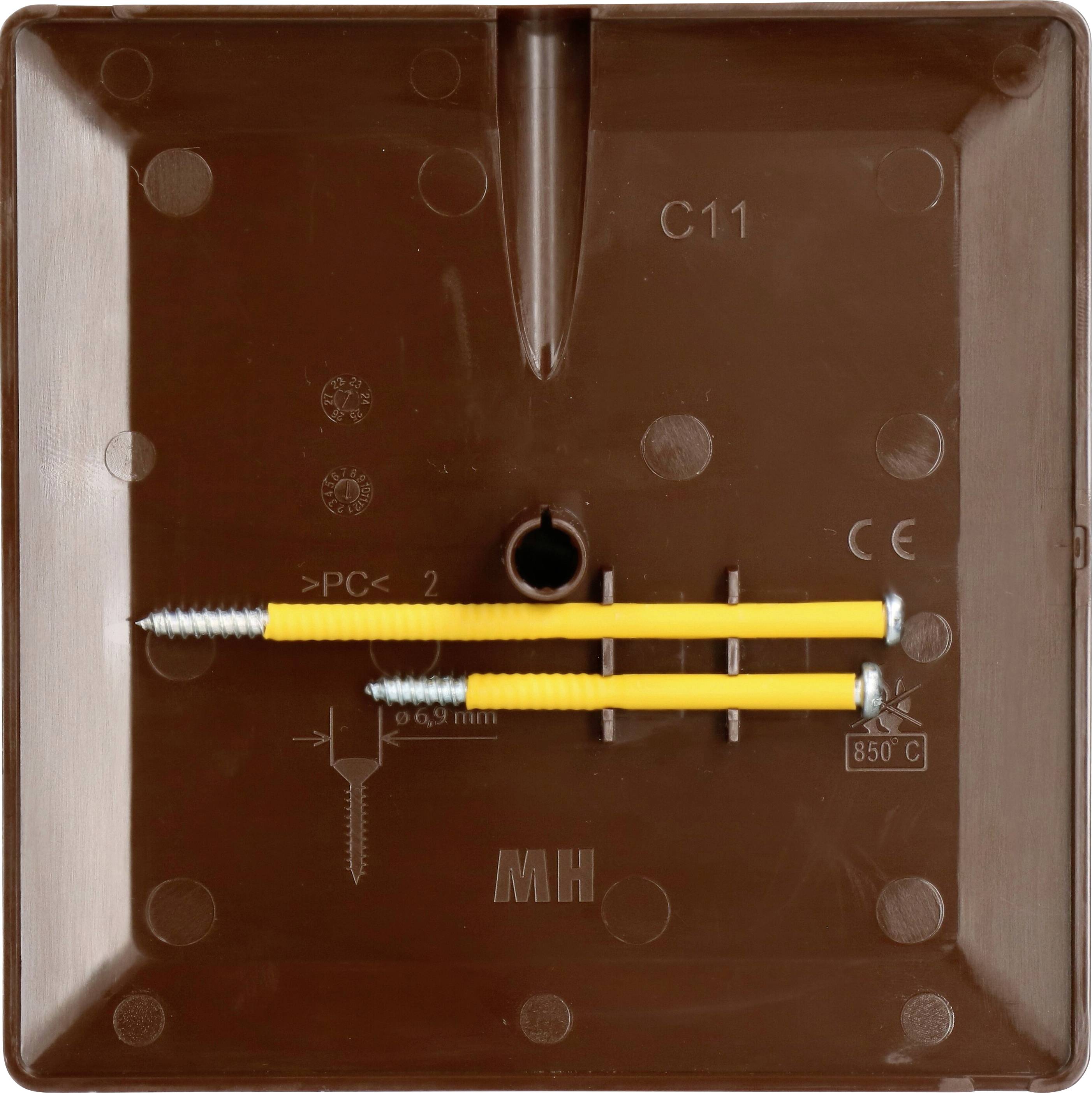 Max Hauri 169317 Coperchio Con pressacavo Marrone