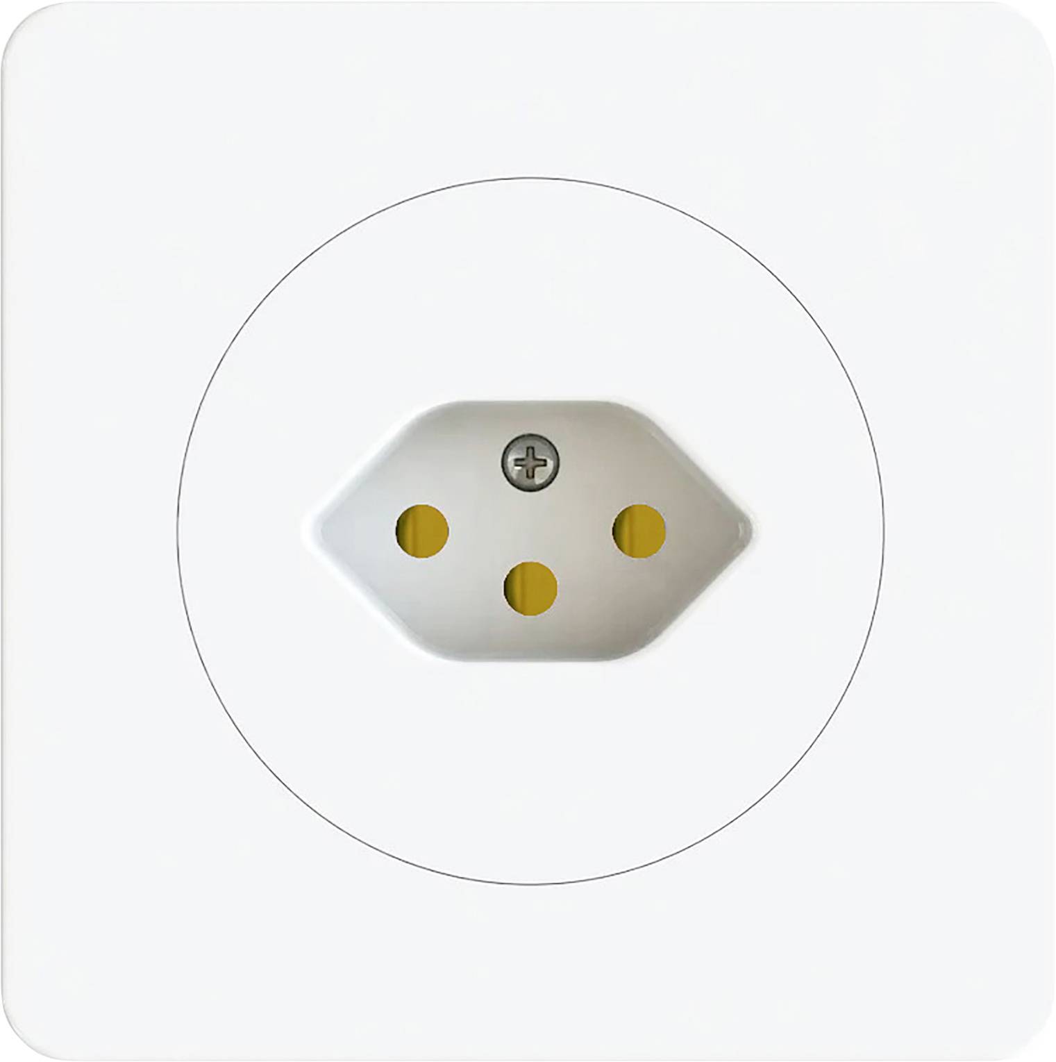 Max Hauri 170587 1 parte Presa di corrente IP20 Bianco (lucido)