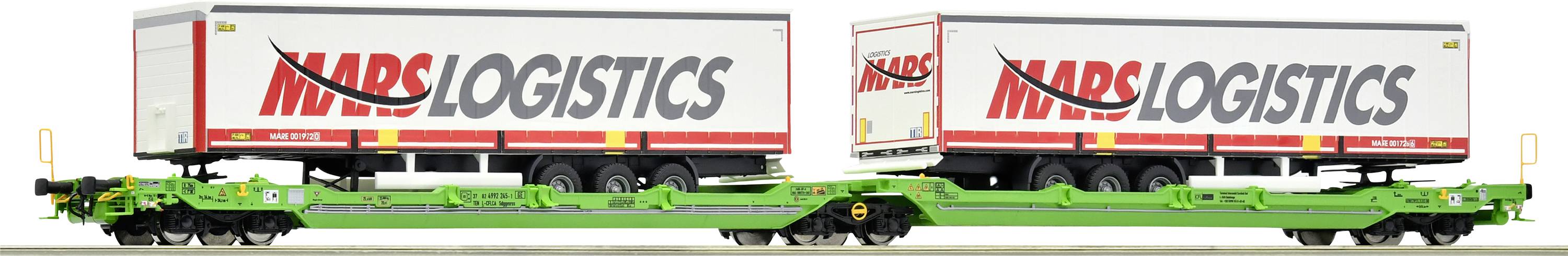 Roco 6600005 carro portacontainer DC