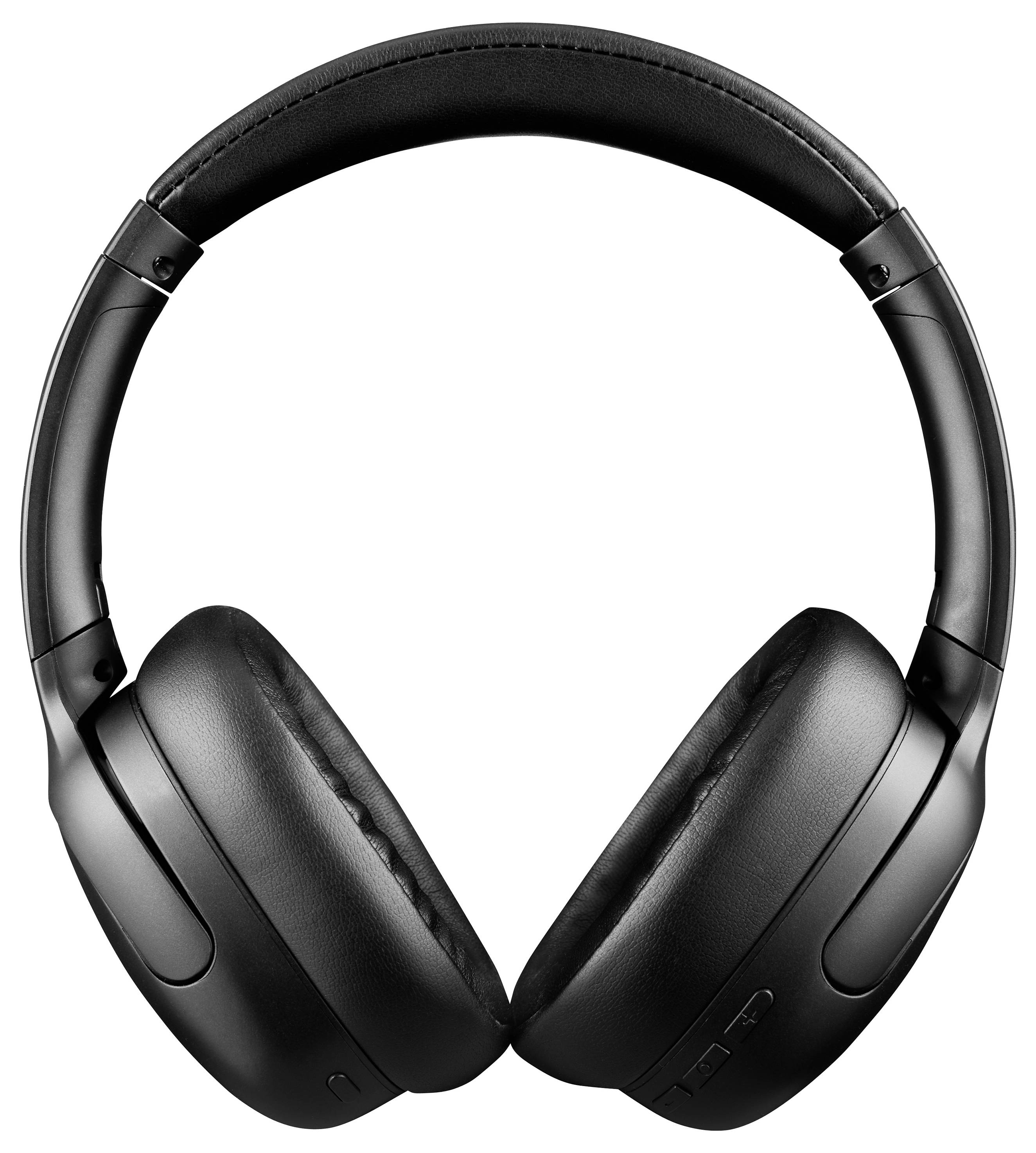 Cuffie over-ear nere con fascia imbottita e padiglioni, comunemente utilizzate per ascoltare musica o giocare ai videogiochi.
