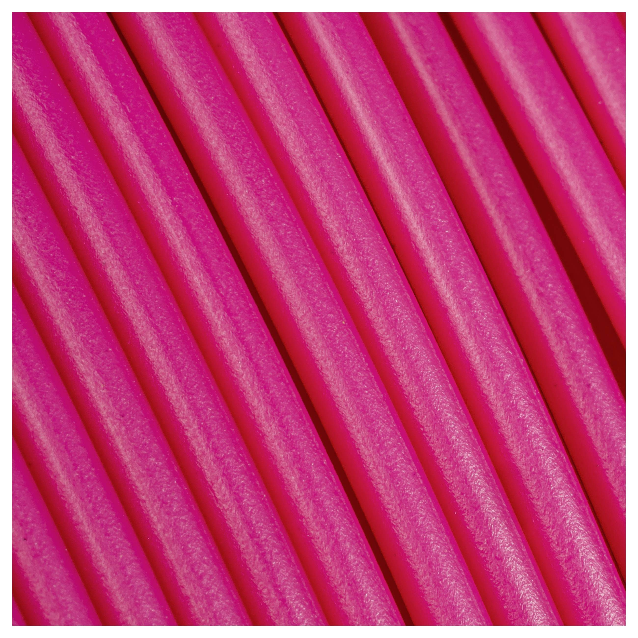 Primo piano di glitter rosa brillante. Le linee scorrono diagonalmente e parallelamente, trasmettendo una sensazione di dinamismo.