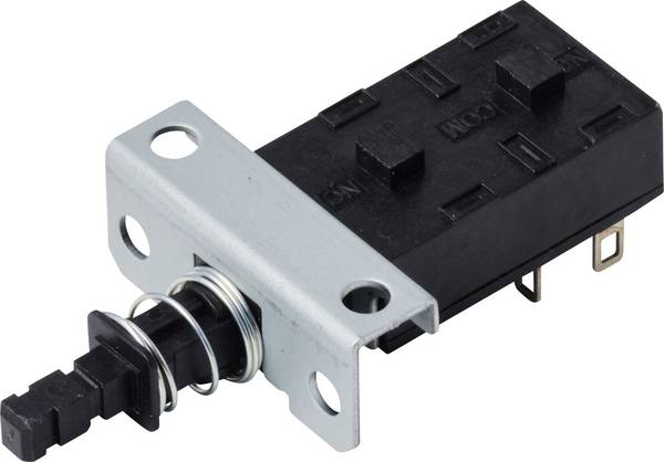 TRU COMPONENTS TC-13599524 Interruttore principale 250 V/AC 6 A 2 x Off / On Permanente (L x L x A) 49.4 x 26 x 15 mm 1 pz.