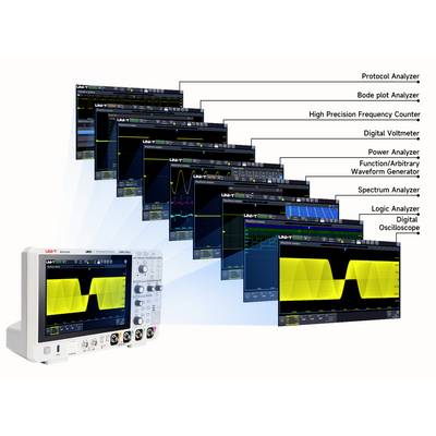 Uni-T MSO2304X Oscilloscopio digitale 350 MHz 5 Gsa/s 500 Mpts Analizzatore di spettro, Mixed-Signal (MSO), Analizzatore-4