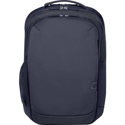 Uno zaino semplice, nero, con un design lineare e una tasca laterale in rete. Ideale per viaggi o uso quotidiano.