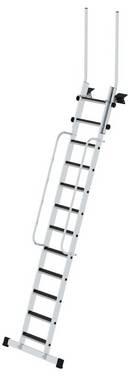 MUNK Günzburger Steigtechnik    040352  Alluminio  Scala d'appoggio    Altezza operativa max: 3.96 cm
