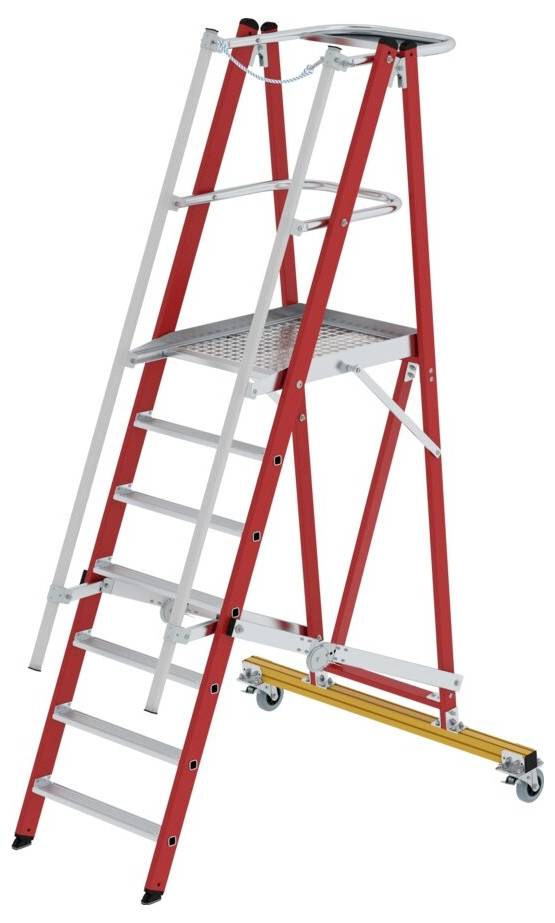 MUNK Günzburger Steigtechnik 036327 GFK/alluminio Scala a piattaforma Altezza operativa max: 3.60 cm